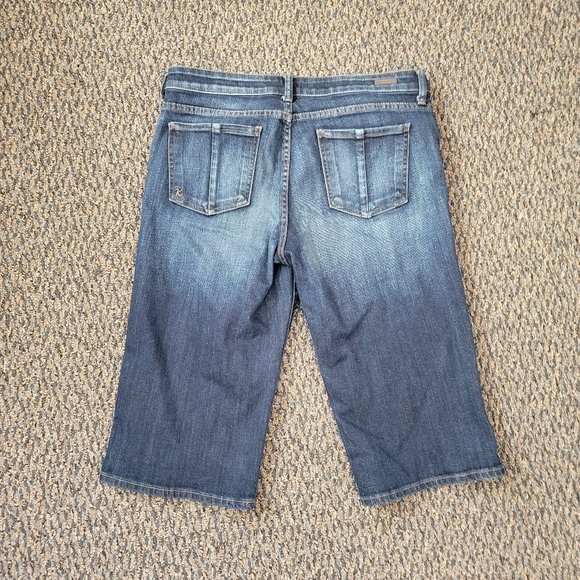KUT From the Kloth Denim Bermuda Jean Shorts Size 8 - Picture 12 of 13